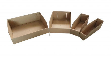 BAC A BEC CARTON N°4 283 X 344 X 108 MM LOT DE 25