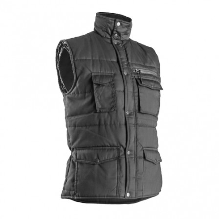 Gilet POLENA noir, coton/polyester, XL