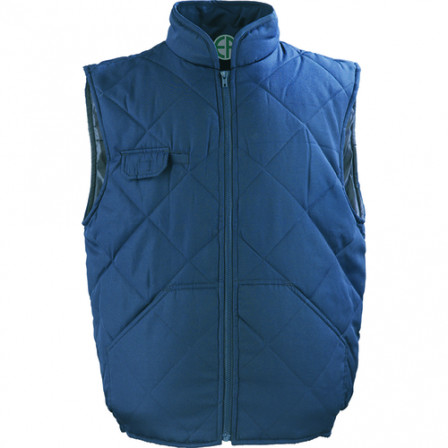 Gilet CHOUKA bleu marine T.L