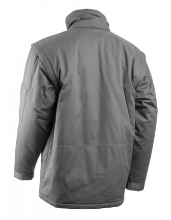 Parka PADDOCK II gris-orange L