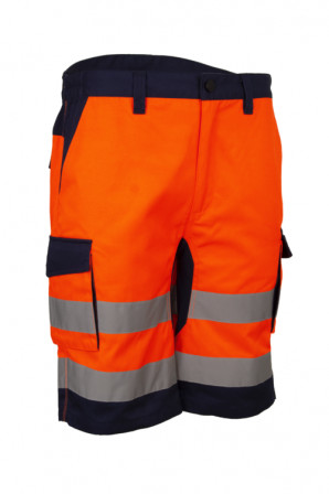 HIBANA Bermuda Orange HV Marine taille 3XL