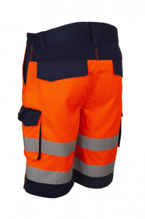 HIBANA Bermuda Orange HV Marine taille 3XL