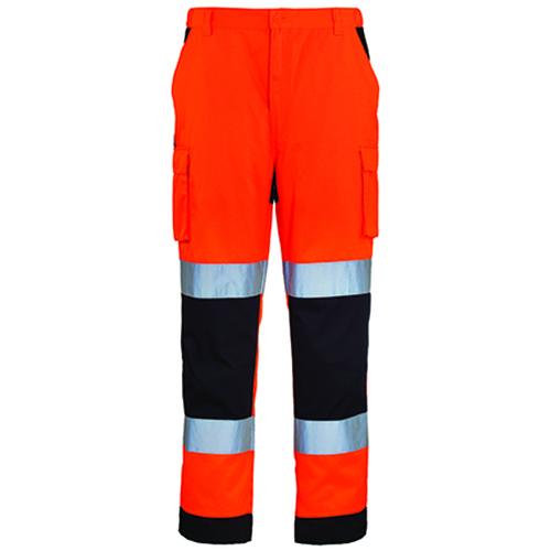 PATROL Pantalon hi-viz orange/marine, 3M L classe 2