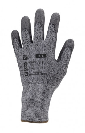 Gants EUROCUT 1CRAG CUT C. gris J13 end. PU gris T10