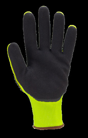 GANTS EUROCUT IMPACT 100 jaune CUT C nitrile noir +TPR T10