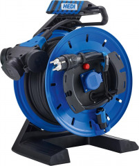 Touret entièrement en plastique 40 m prise de type E H07RN-F 3G2,5
