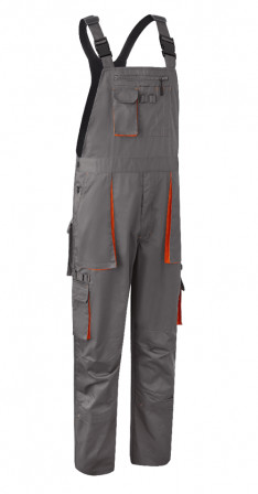 Salopette PADDOCK II Grey-Orange 6XL