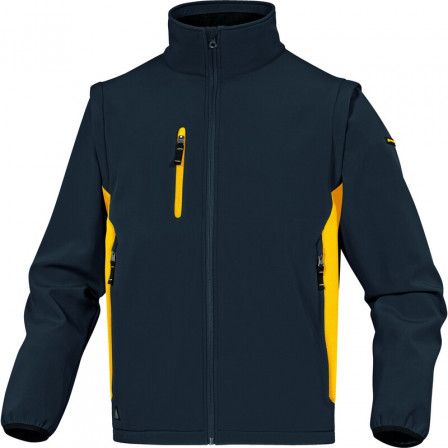 VESTE MYSEN2 GRIS/JAUNE S