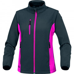 VESTE MYSEN2 GRIS/FUSHIA L