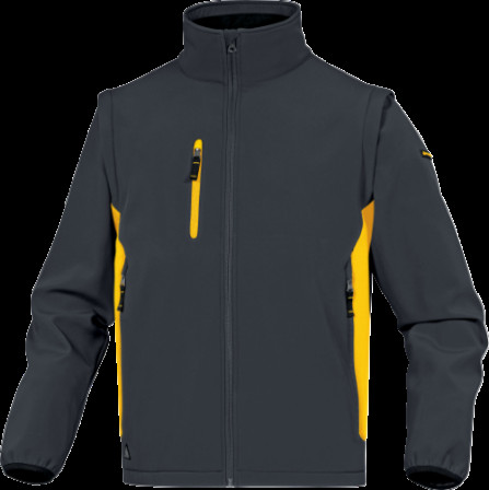 VESTE MYSEN GRIS/JAUNE S