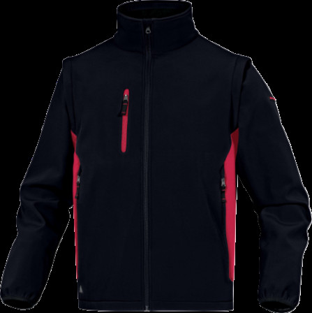 VESTE MYSEN NOIR/ROUGE 3XL