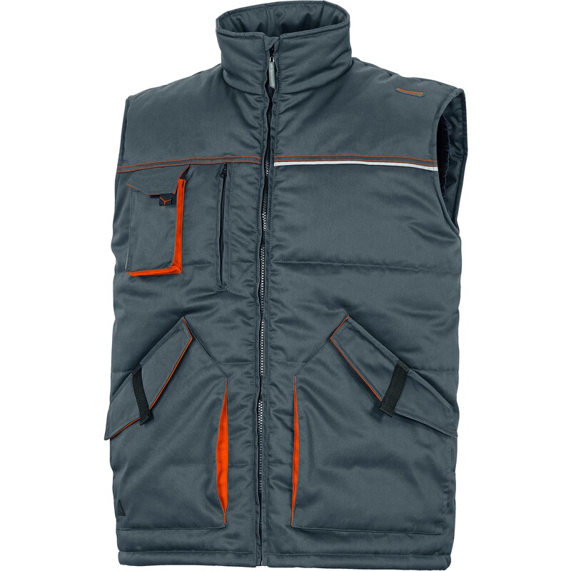 GILET STOCKTON2 GRIS/ORANGE XL