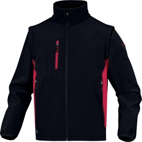 VESTE MYSEN NOIR/ROUGE 3XL