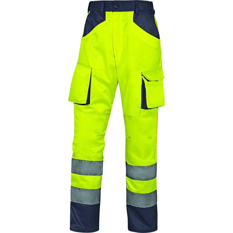 PANTALON M2 JAUNE FL/GRIS XXL