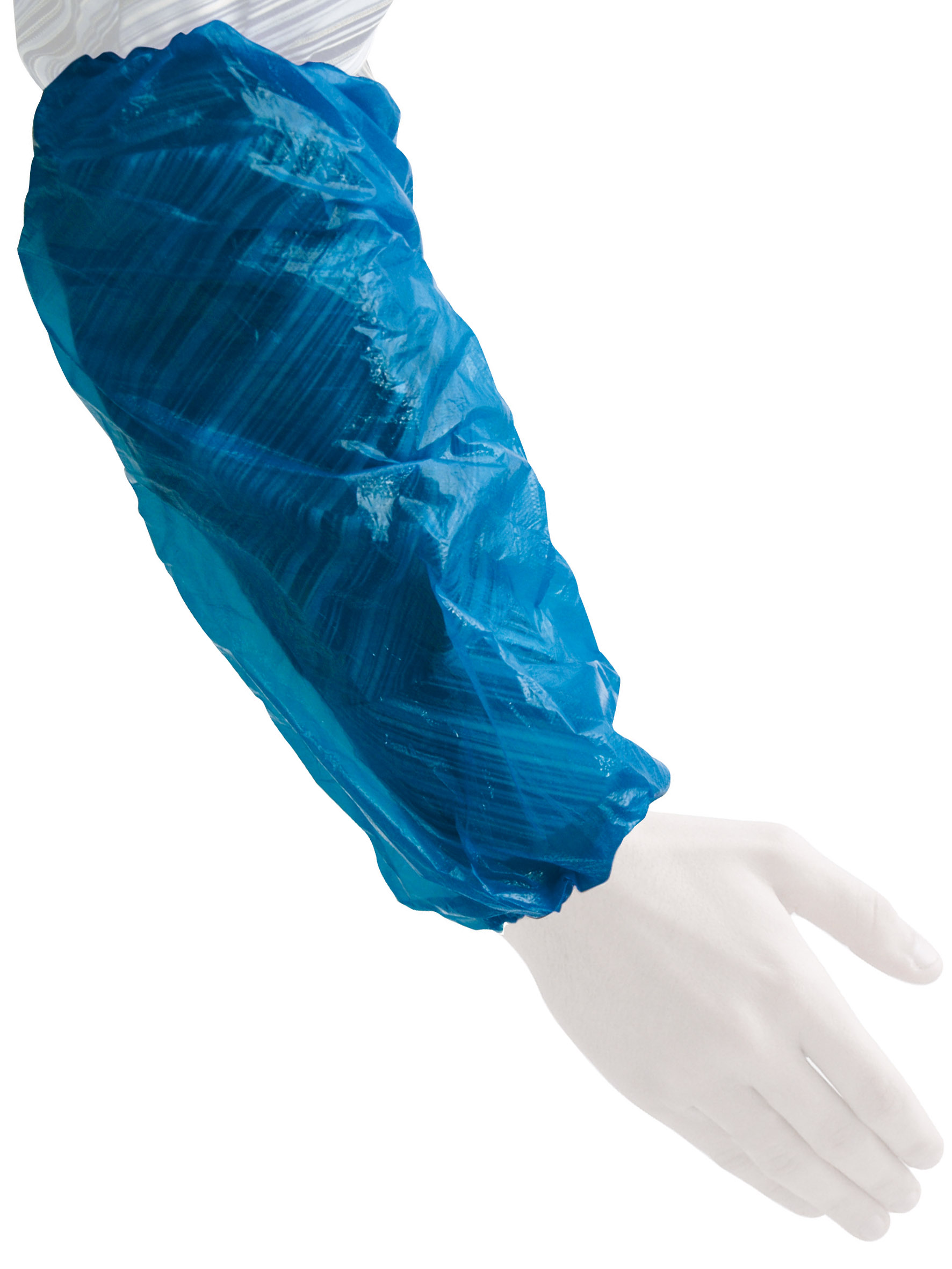 1000 MANCHETTES POLYETHY BLEU