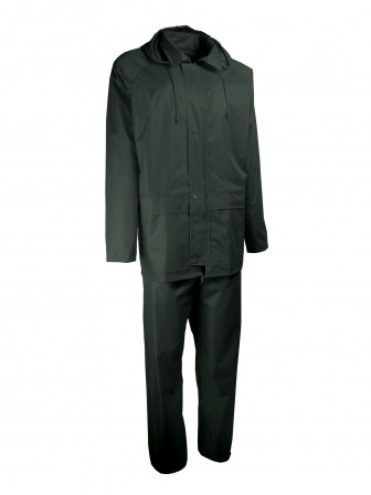 ENSEMBLE PLUIE NYL/PVC VERT, M