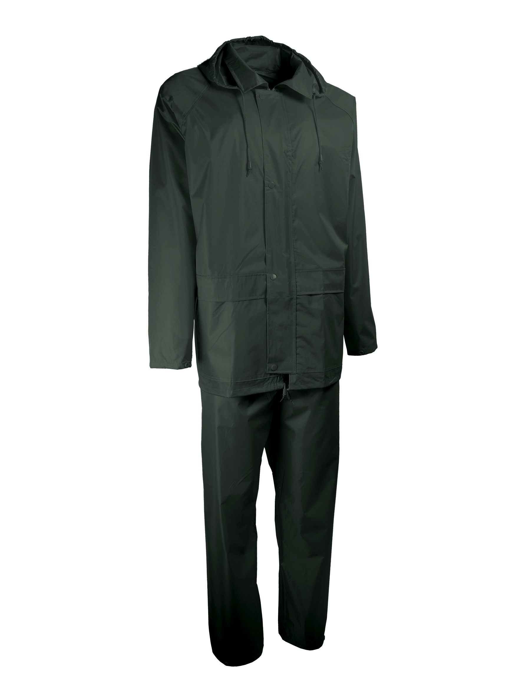 ENSEMBLE PLUIE NYL/PVC VERT, M