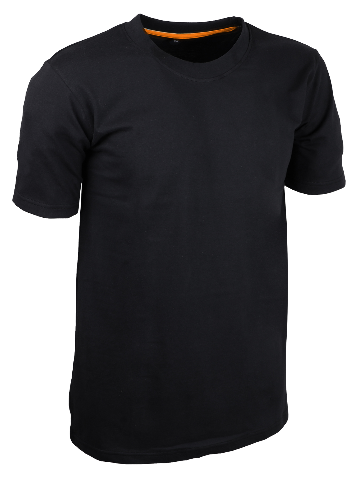 T-SHIRT COTON NOIR, L-XL