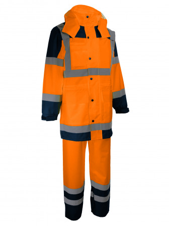 ENSEMBLE PLUIE O FLUO POLY END PU, XL