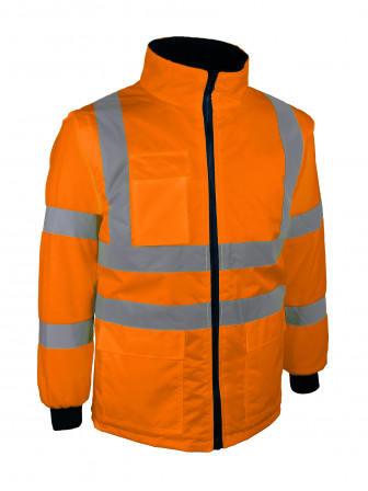 VESTE HV ORANGE POLAIRE M