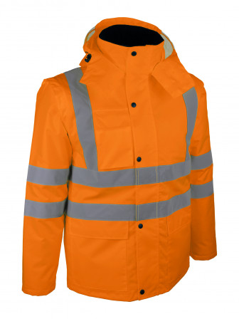 VESTE HV ORANGE DLE POLAIRE, S