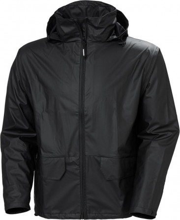 Veste imperméable en PUélastique taille M noire