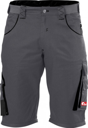 Bermuda  hommes 24,gris foncé/noir, T.48