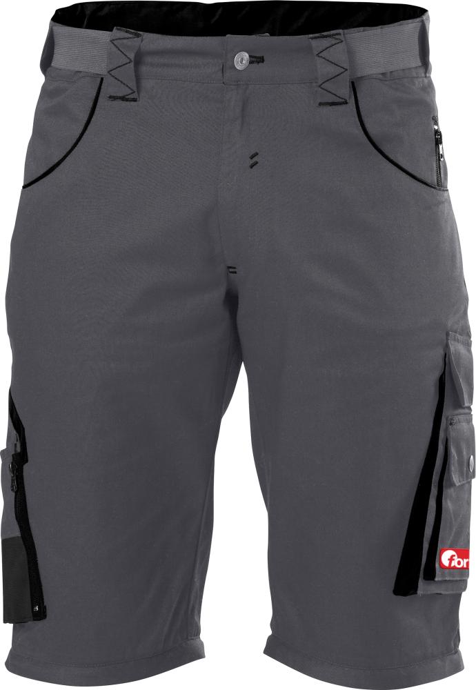Bermuda  hommes 24,gris foncé/noir, T.48