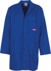 Blouse de travail 100 % c oton croisé taille 48 290 g/m² bleu bleuet