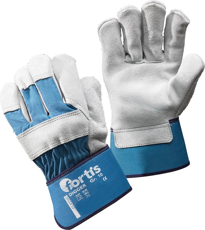 Gants Digger croûte de cuir TÜV-GS taille 10