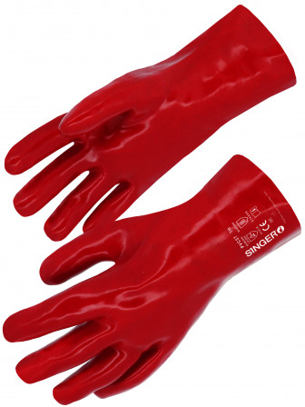 GANTS PVC ROUGE 27 CM 9