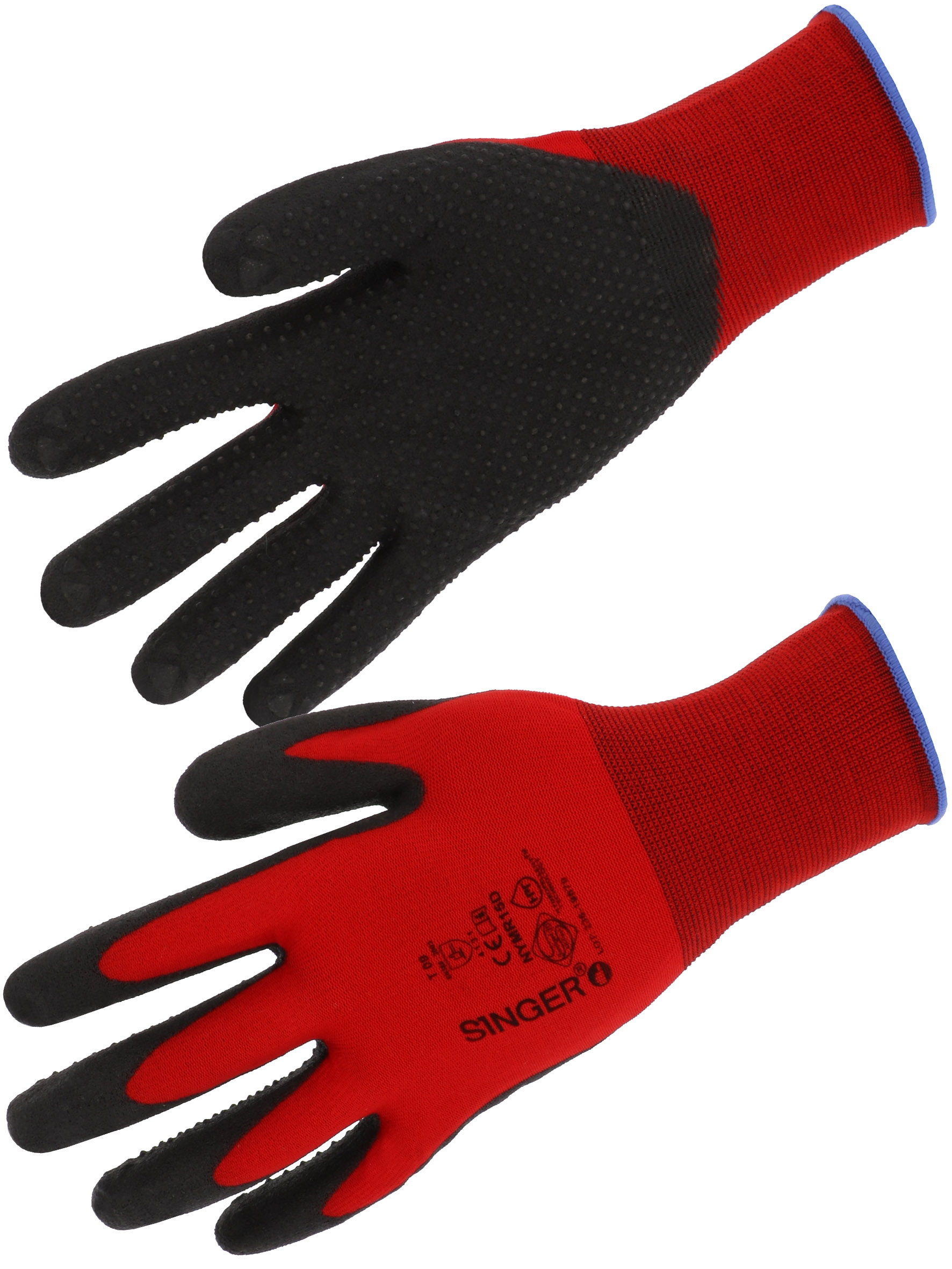 GANTS TRICOT END HPT+PICOTS PVC T 9