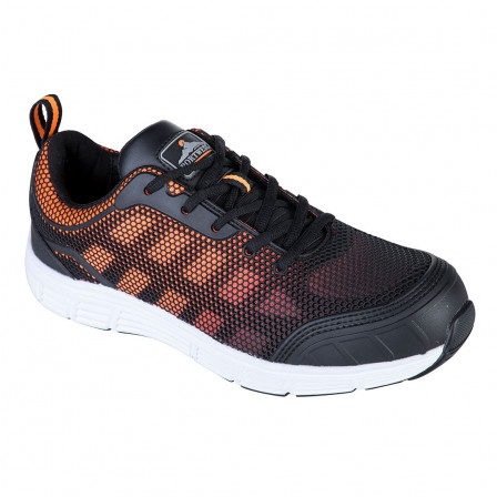 tennis tove steelite s1p noir orange, 38