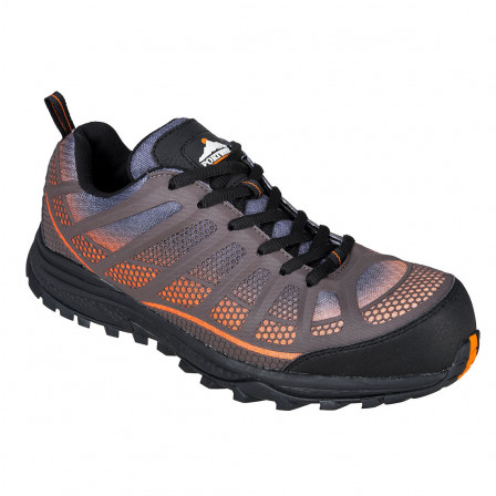 portwest composite spey trainer s1p orange noir, 37