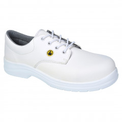 chaussure de sécurité à lacets composite esd s2 blanc, 39