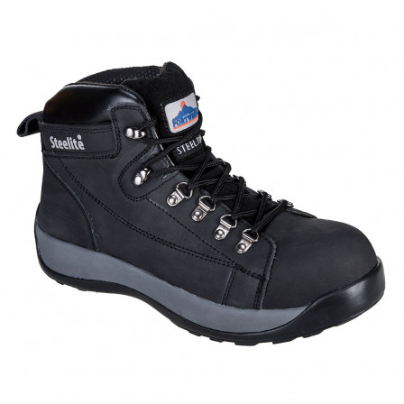 mi-brodequin steelite nubuck sb hro noir, 39