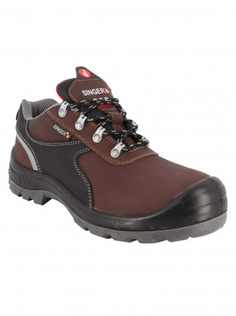 CHAUSSURE BAS FLEUR MARRON S3 45