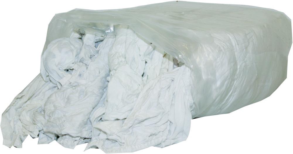Chiffons en tricot 10 kg blanc