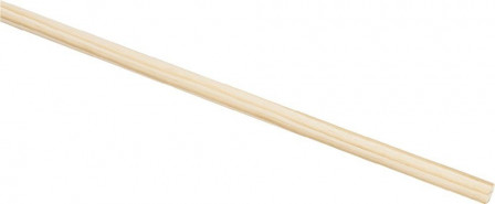 Manche à balai tête ronde bois Ø24x1400mm