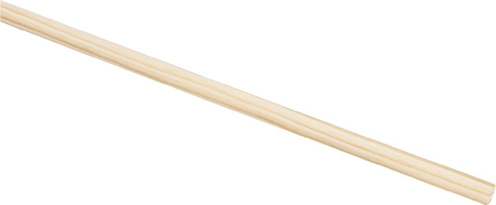 Manche à balai tête ronde bois Ø24x1400mm