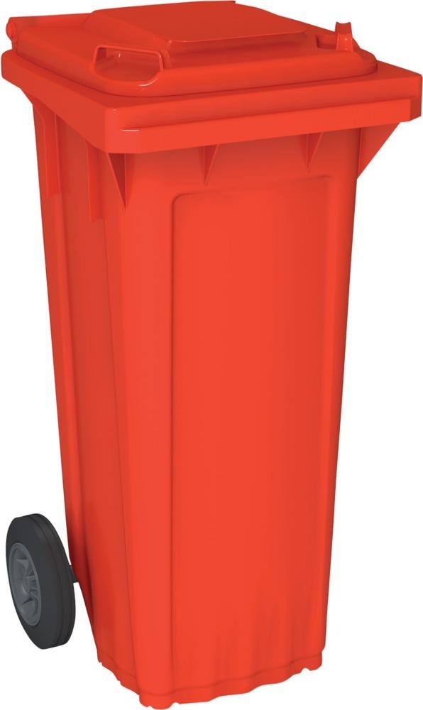 Grande poubelle WAVE 80-L plas. rouge