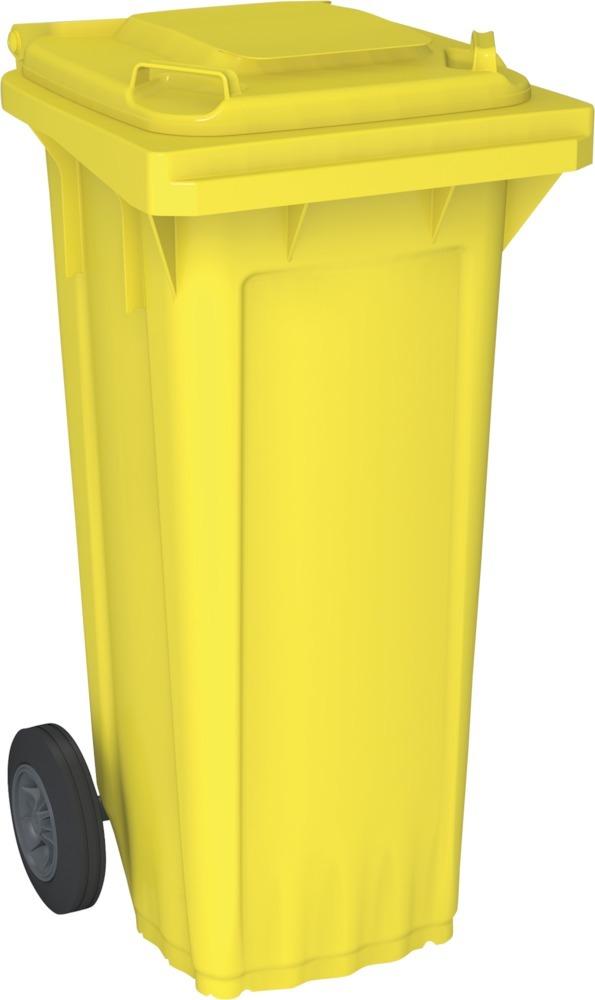 Grande poubelle WAVE 80-L plas. jaune