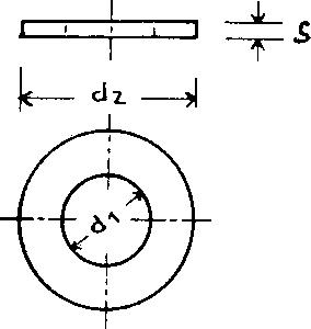 Rondelle DIN 9021 5,3 zn KP 