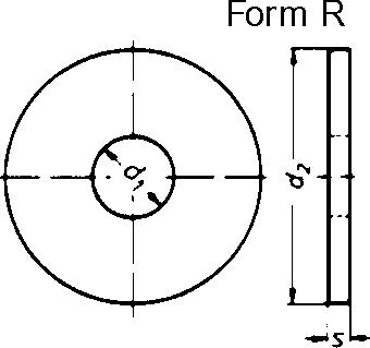 Rondelle DIN 440 R 6,6 zn HP