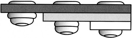 Rivet aveugle multiserrage alu tête goutte de suif 4x10mm 