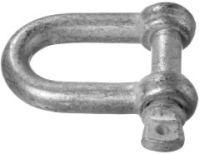Manille Forme droite galZn 10,0mm-3/8
