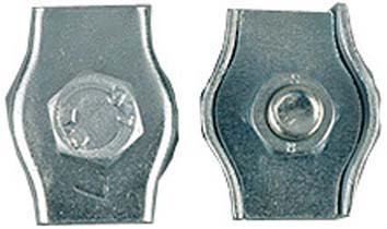 Serre-câbles Simplex zingués 2,0 mm x 15 M4