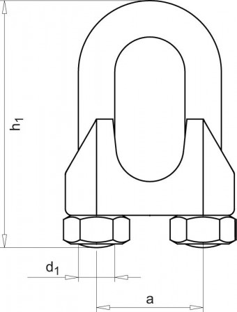 Précédemment DIN 741, zingué 13 mm/M10 1/2 moulé El