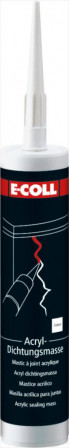 Mastic acrylique310ml blanc (F) 