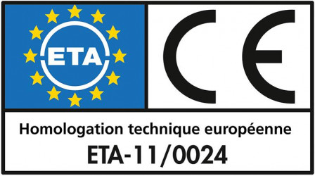 Paneltwistec tête fraisée Jaune TX 40 8,0 x 180 m m